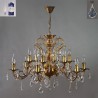 Люстра Ambiente Alicante 8888/6+6 AB Leaf crystal